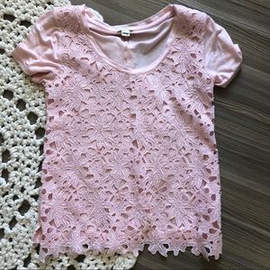 J crew flower blouse size small